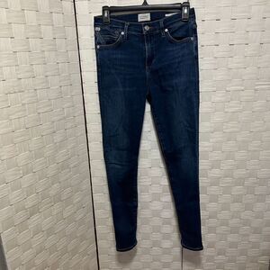 Citizens of‎ Humanity Dark Wash Skinny Jeans Mid Rise Denim Size 26